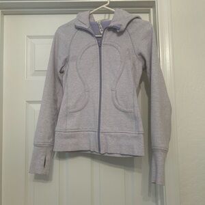 Purple lululemon scuba jacket